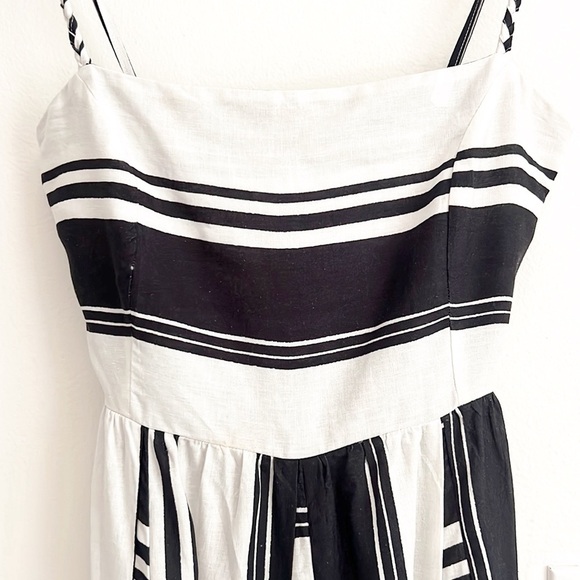 NWOT Maaji Boho Linen Blend Striped Ela Long Dress - Picture 11 of 16